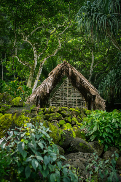 夜晚小屋