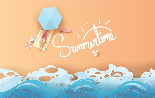 夏季海滩海报