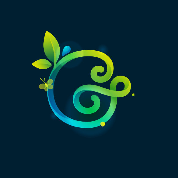 g字母水滴logo设计