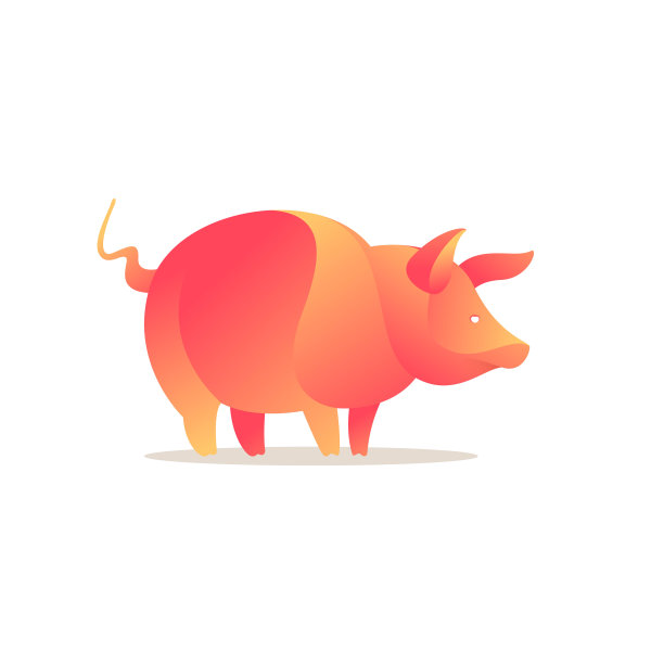 猪logo标志