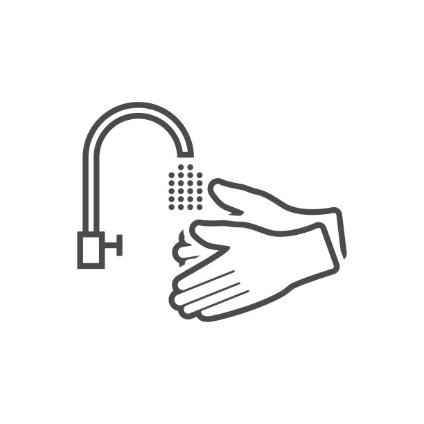 手掌logo关爱呵护标志