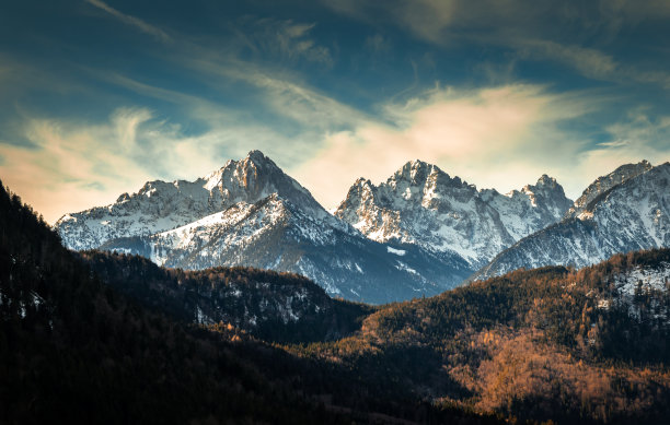 蓝调山景