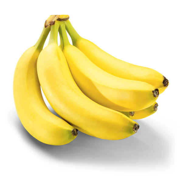 白色背景香蕉
