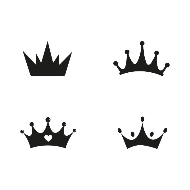 复古皇室皇冠图形