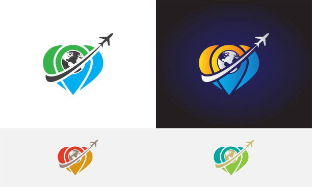 航空飞机标志logo