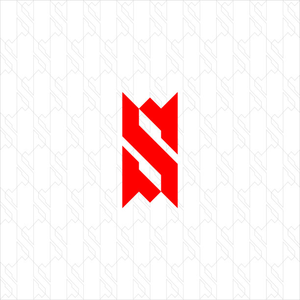 动感s字母,logo设计