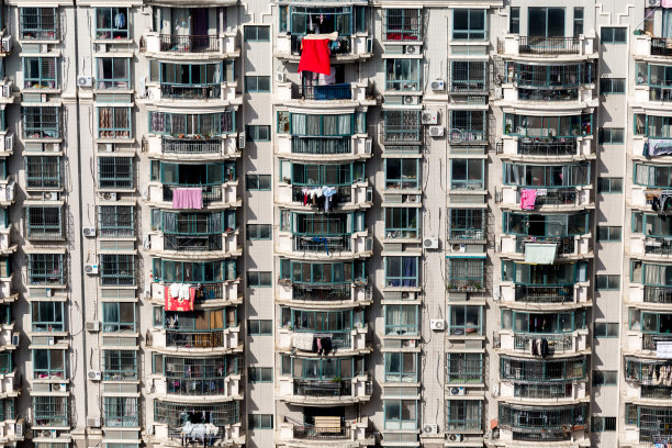 航拍南京现代建筑街景