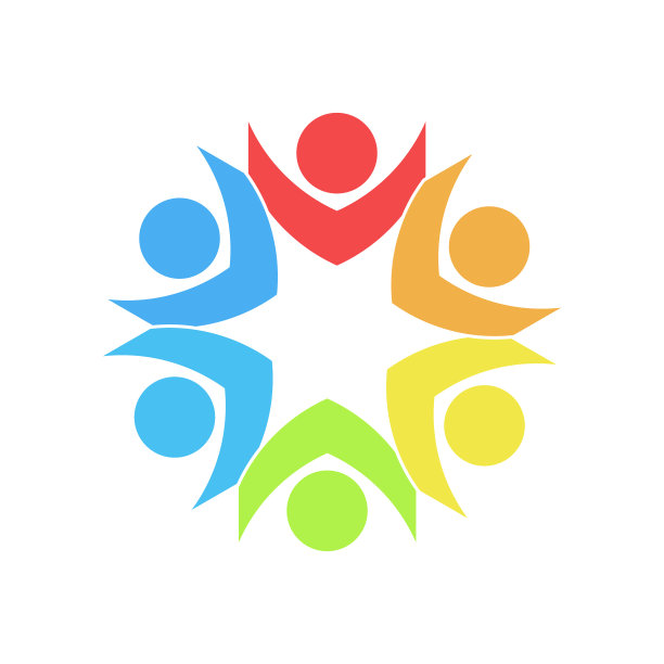 团队合作团结logo