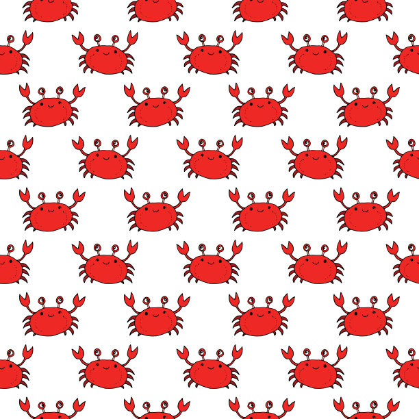 小龙虾卡通海报设计