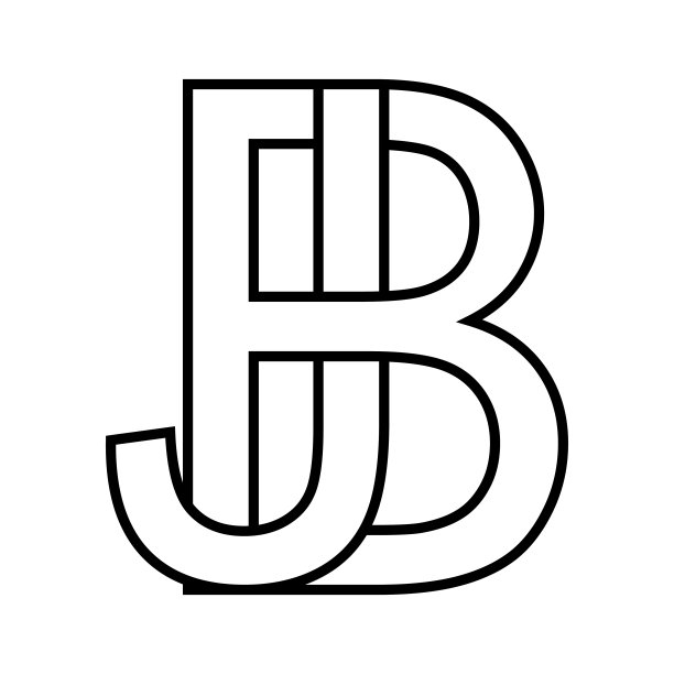 b字母科技logo