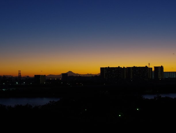 富士山城市风光