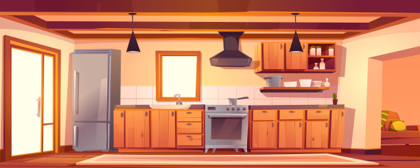 厨具厨房用具卡通