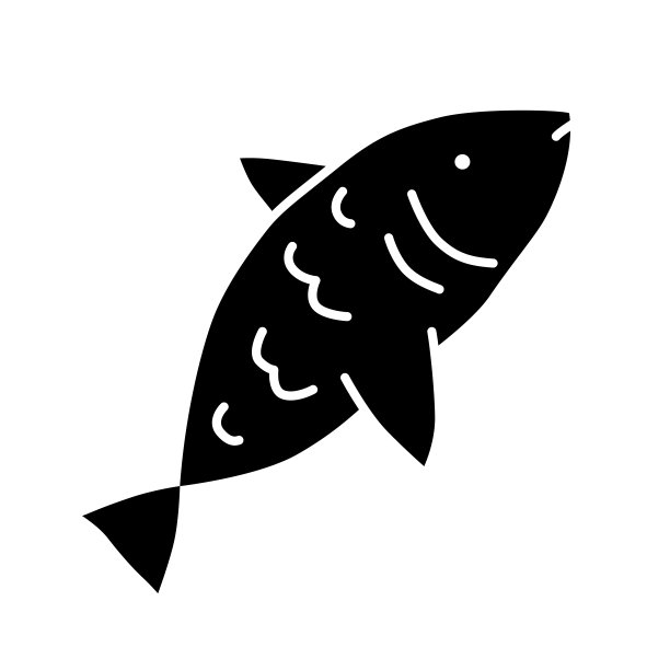 鱼 水产品 矢量图