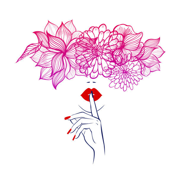 蝴蝶与花logo