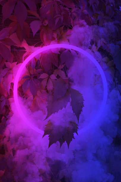 神秘蓝紫色梦幻背景