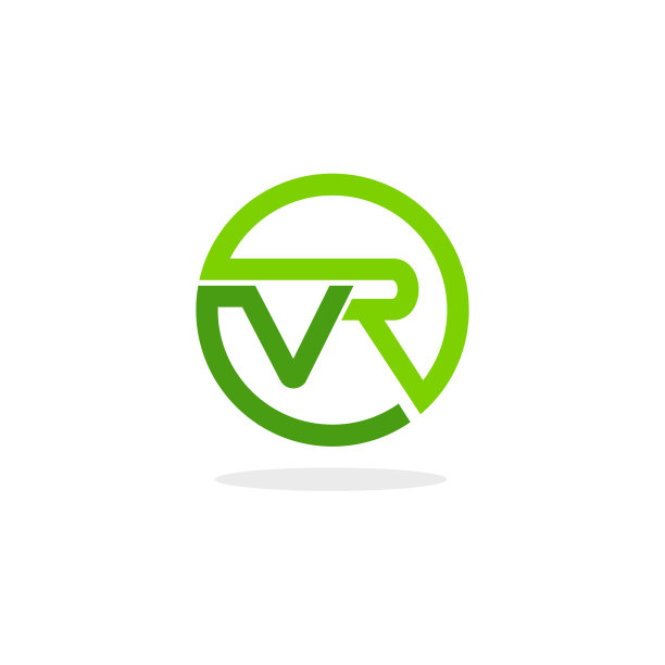 v字母logo设计