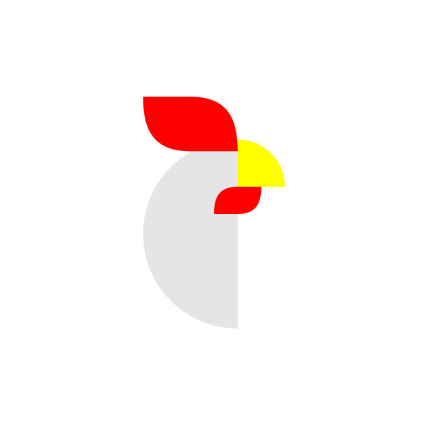 大公鸡logo标志设计