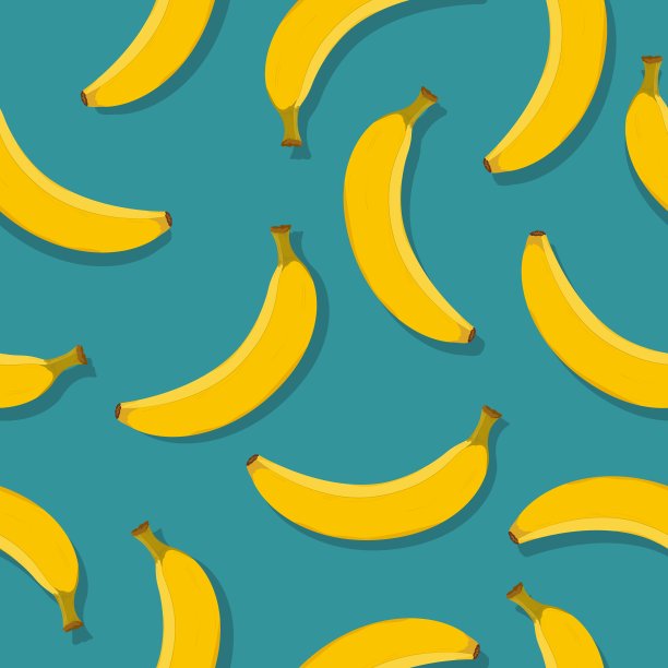 水果图案 香蕉背景