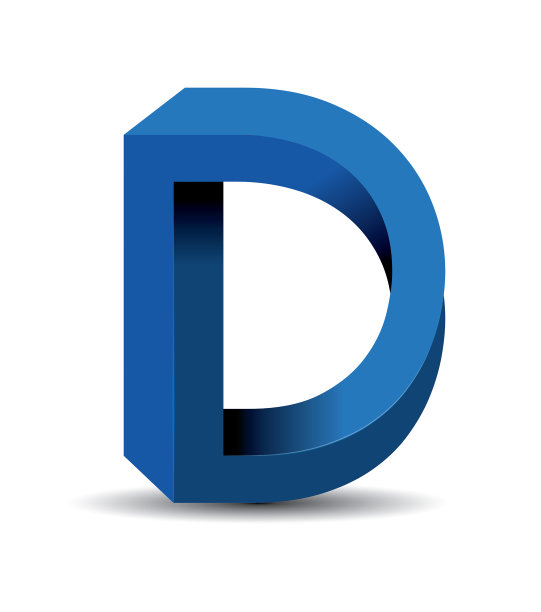 字母d标志设计