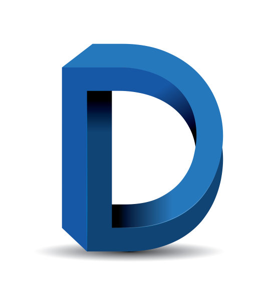 d字母标志logo