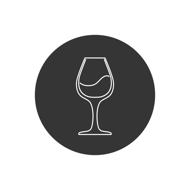 酒杯logo标志