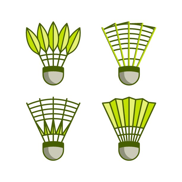 羽毛球logo