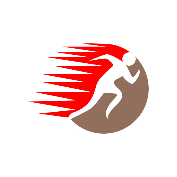 奔跑logo设计