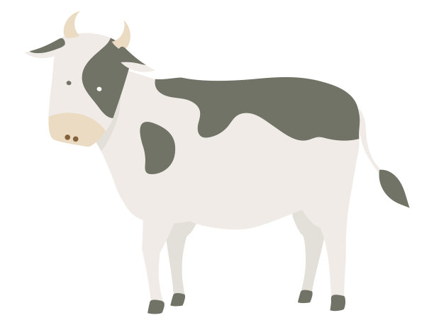 奶牛标志设计