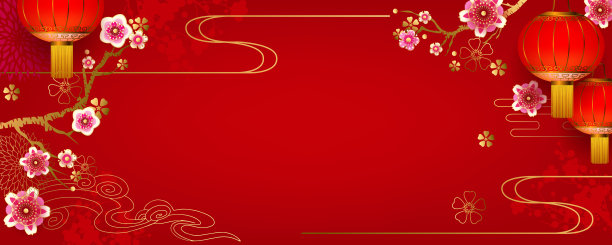 中国风节日卡片背景
