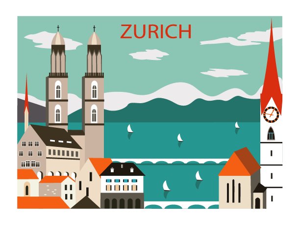 瑞士旅游海报