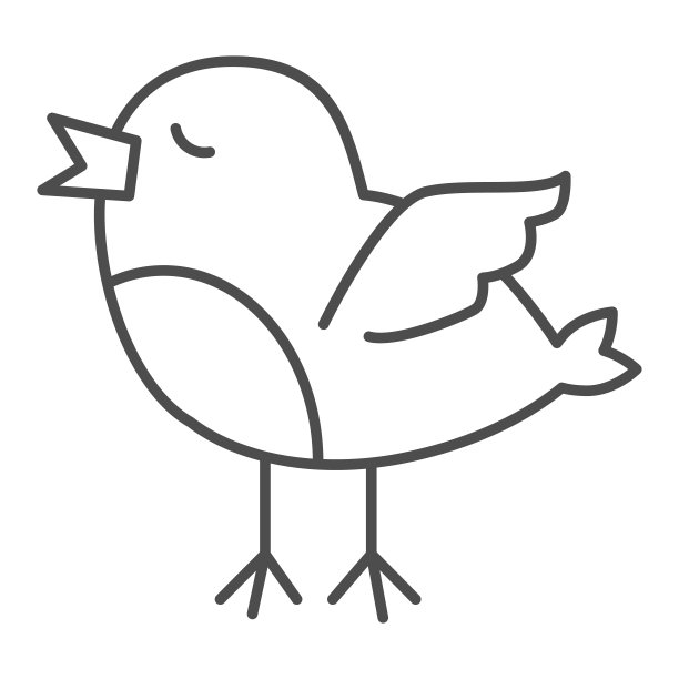 小鸟设计logo