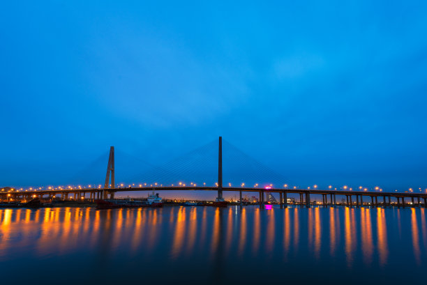 天津桥梁夜景