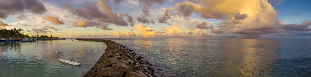 海岛码头风景