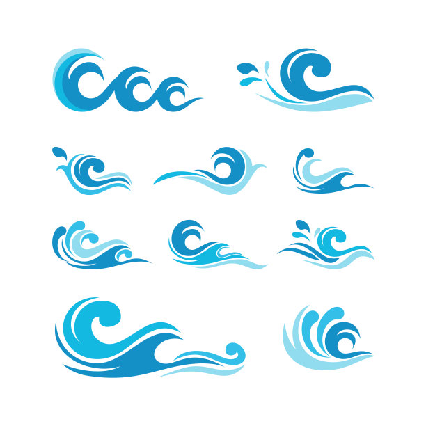 流水logo