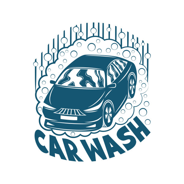 洗车logo标志