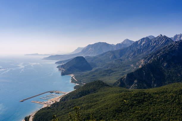 美丽的码头风景图片