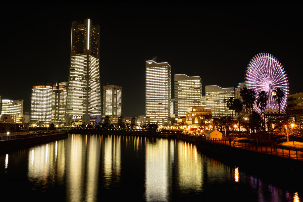 城市夜景霓虹