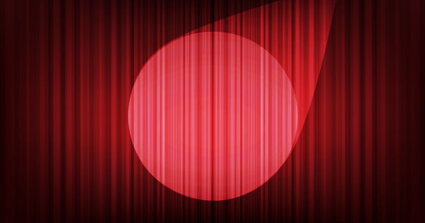 红色舞台背景舞台底纹