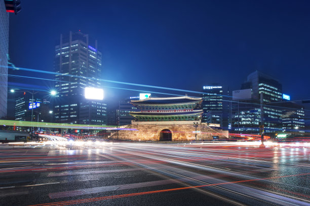 古长安夜景