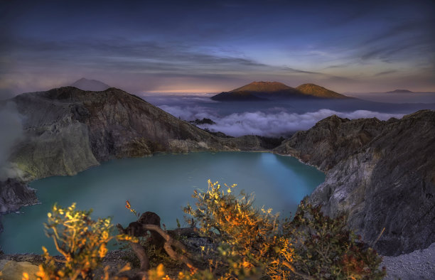 高山山顶矿场