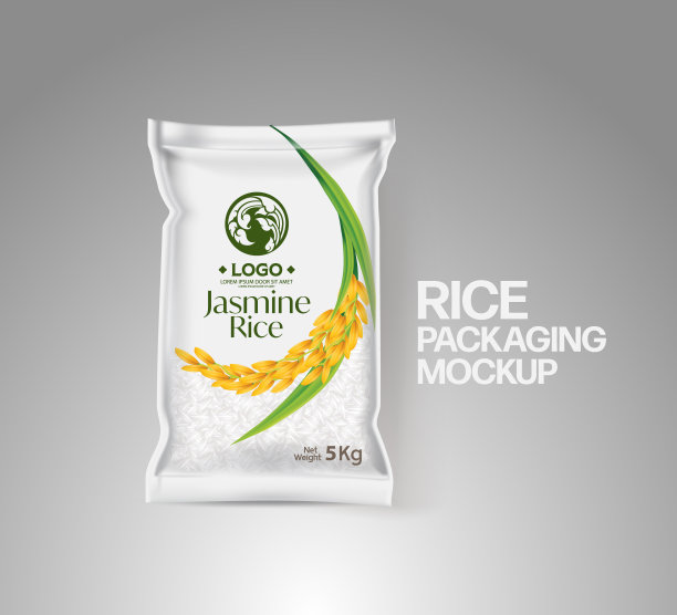 水稻大米logo