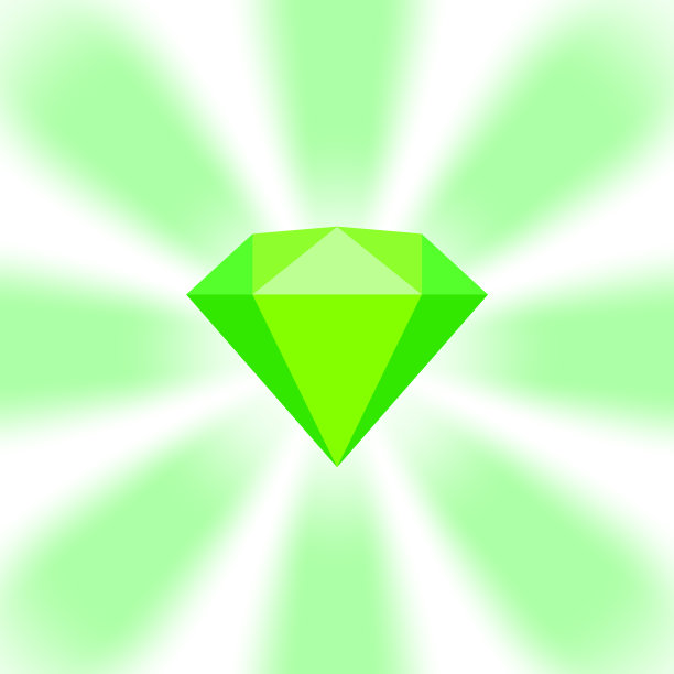 绿色珠宝海报