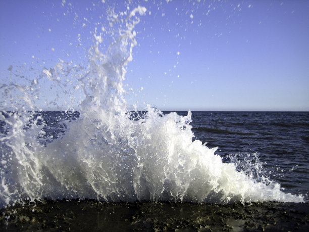 海水纹样海浪纹样