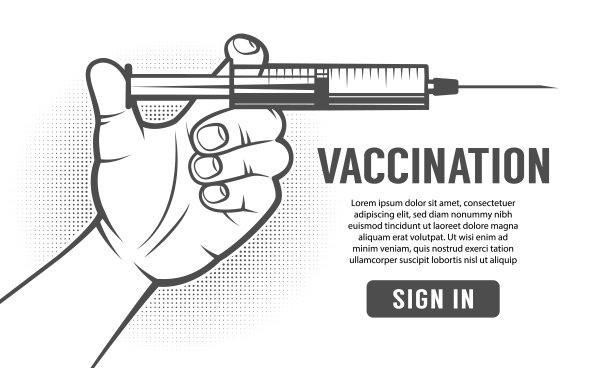 卡通疫苗接种