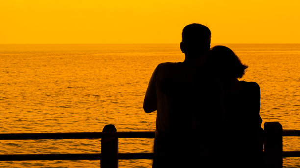 海边沙滩love爱情浪漫