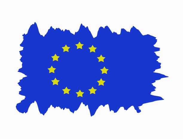 欧盟插画宣传背景素材