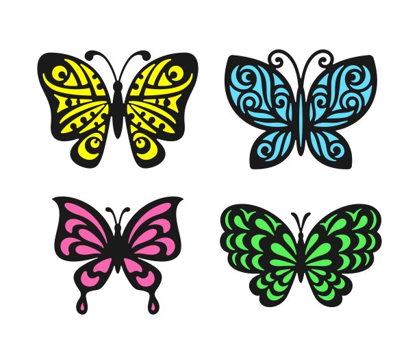 蝴蝶翅膀logo