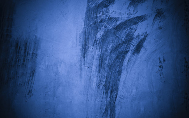 深蓝色渐变纹理墙壁背景