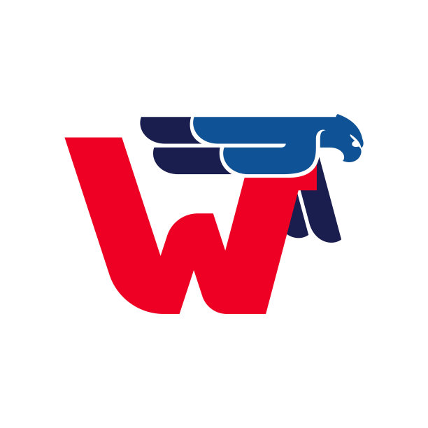 w字母翅膀logo