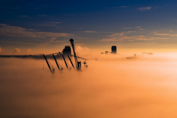 傍晚天空美景